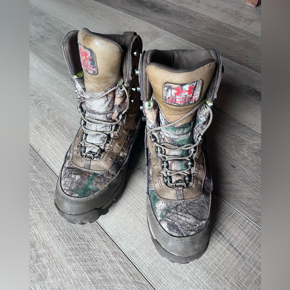 Under Armour Brow Tine Hunting Boots Waterproof Gore-Tex Womens Size 8.5, Mens 7